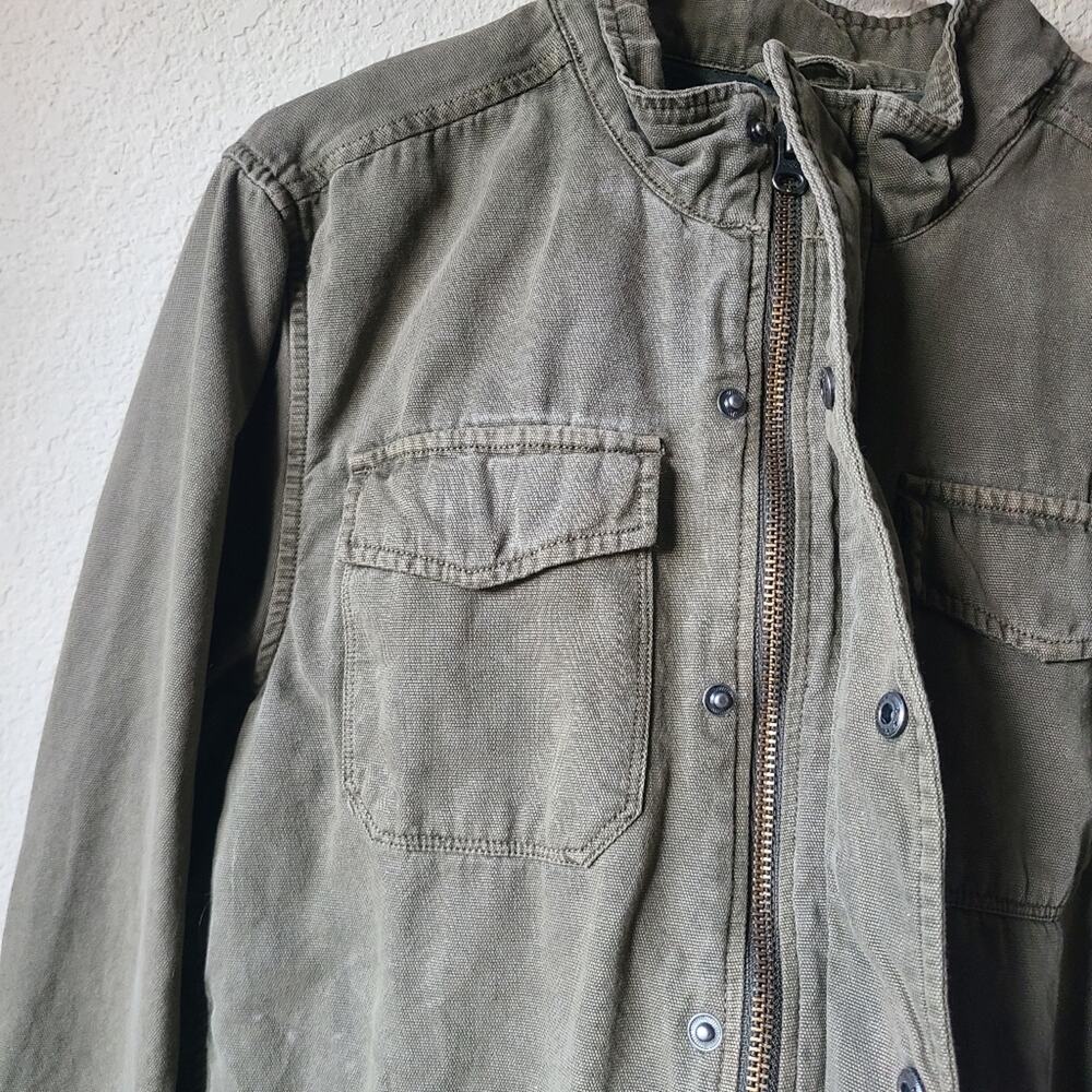 Marine Layer Army Green Jacket Men's Size Large - Picture 3 of 12